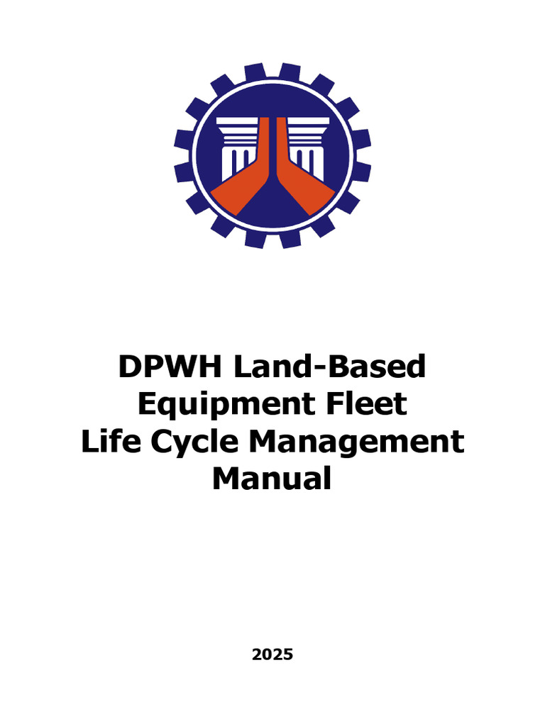 DPWH Equipment Life Cycle Management Guide | PDF | Life Cycle ...