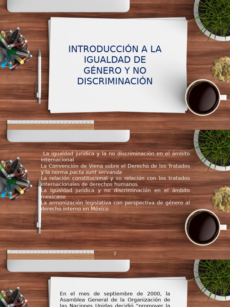 Igualdad de Género y No Discriminación | PDF | Igualdad de género ...
