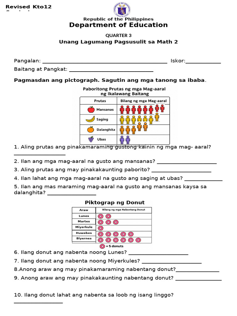 MATH Tagalog VER | PDF