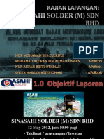 Sinasahi Solder (M) SDN BHD