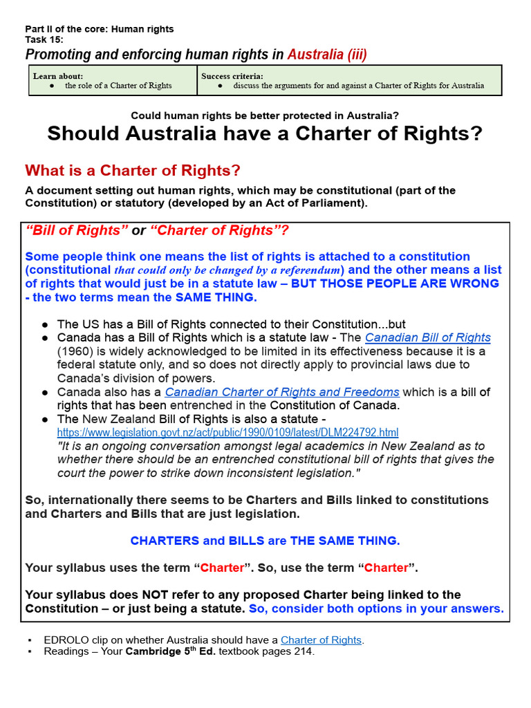 Therese Bougoide - HR15 - Charter of Rights25 | PDF | Constitution ...
