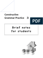 Constructive Grammar Practice 3 Brief Notes For Students