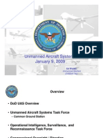 U Dai Fts T Unmanned Aircraft Systems January 9, 2009: Unmanned Warfare Ousd (At&L)