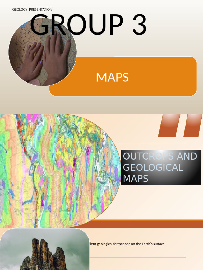 Geology Presentation: Outcrops & Maps | PDF | Fault (Geology) | Geology