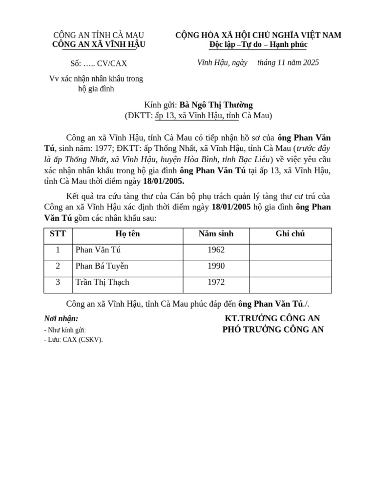 Phan Van Tu | PDF