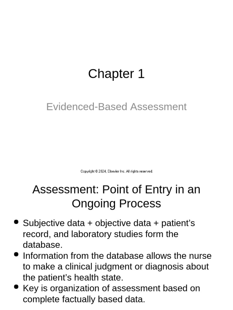 Chapter 001 | PDF | Nursing | Evidence Based Medicine