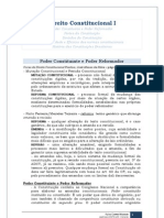 Direito Constitucional I (Resumo)