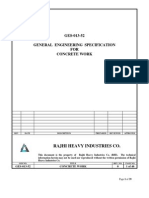 GES-013-52 General Engineering Specification FOR Concrete Work