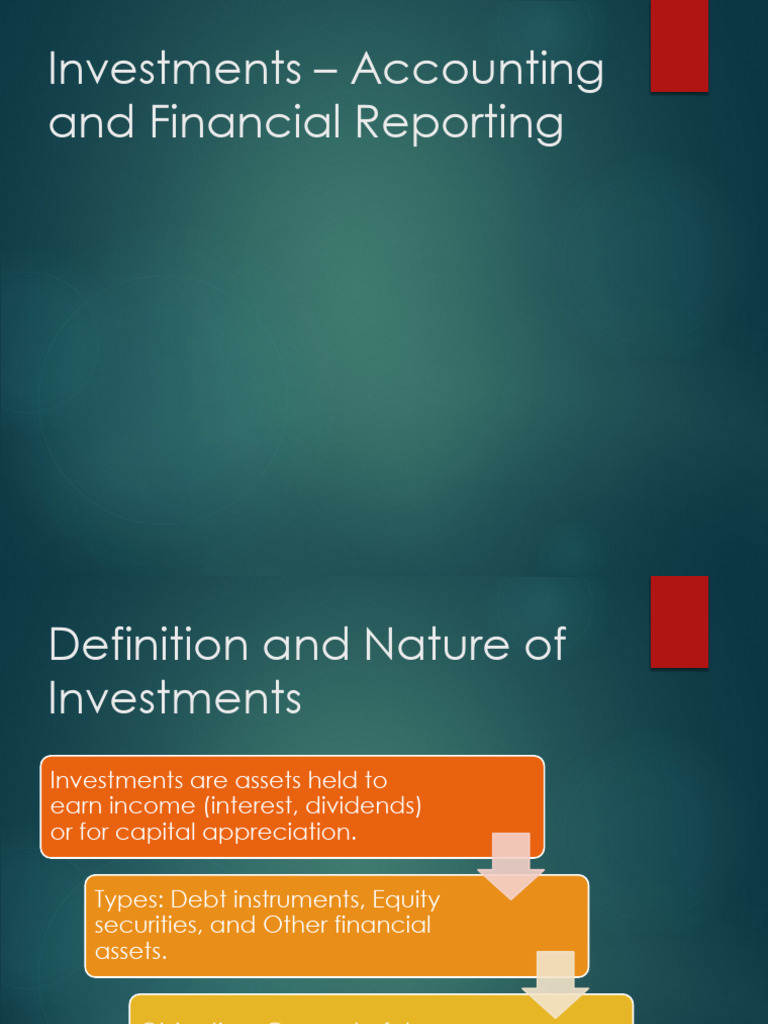 Understanding Investments: Accounting Basics | PDF | Investing | Fair Value