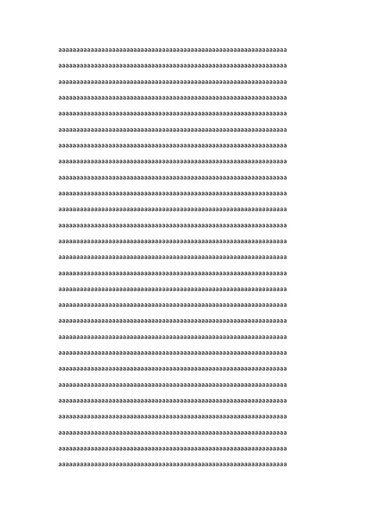 Document of Repeated Text | PDF
