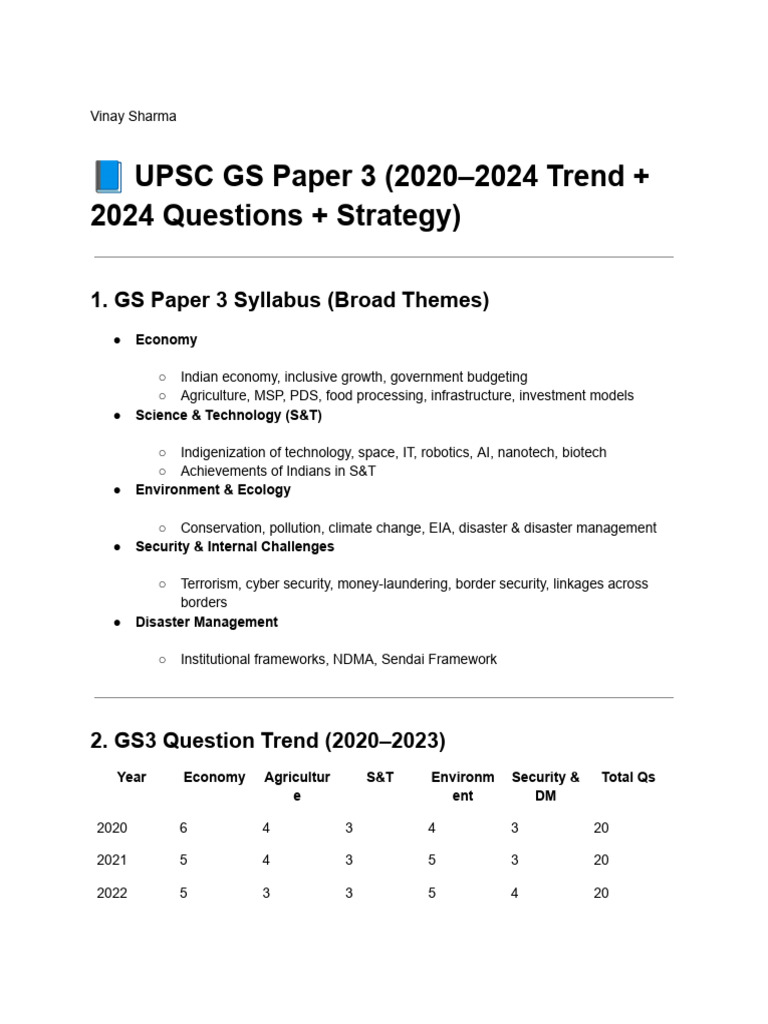gs3 | PDF | Natural Environment | Economies
