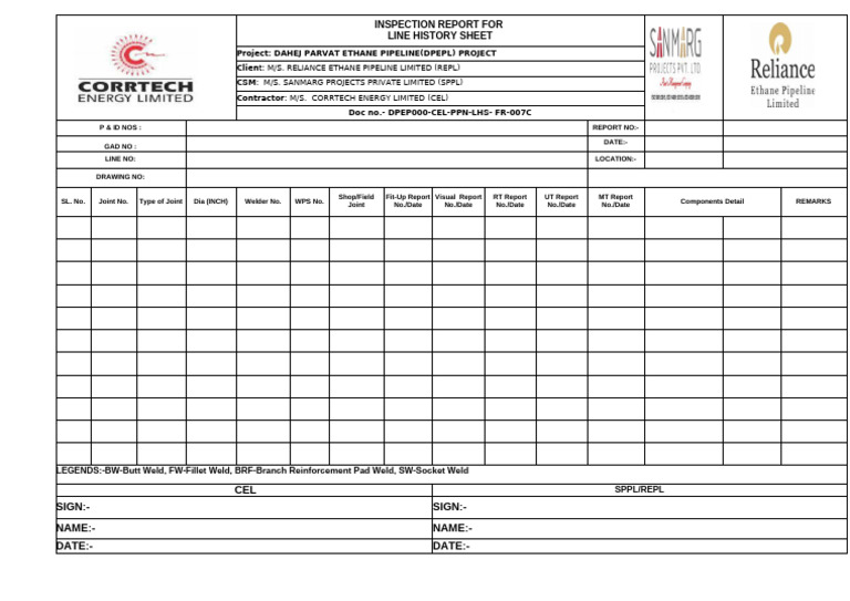 Ethane Pipeline Inspection Report | PDF