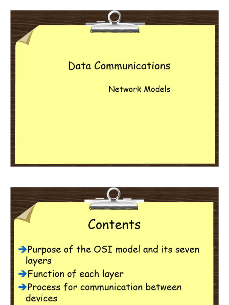 10 - Network Models | PDF | Osi Model | Internet Protocol Suite