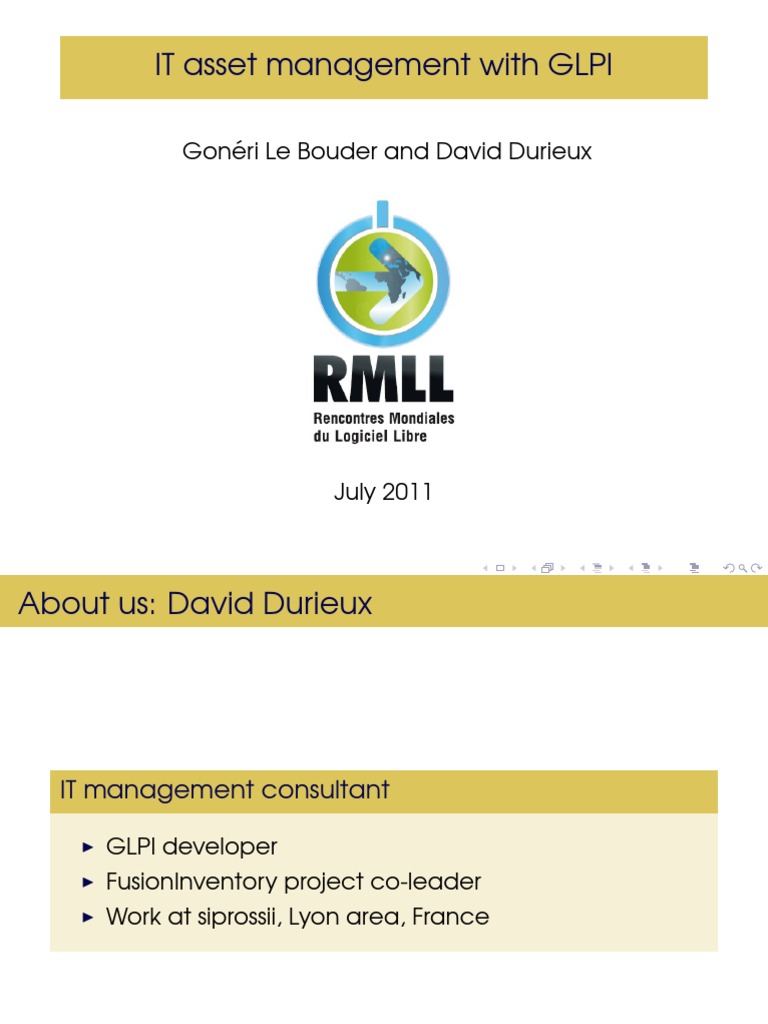 GLPI: Open Source IT Asset Management | PDF | Application Programming ...