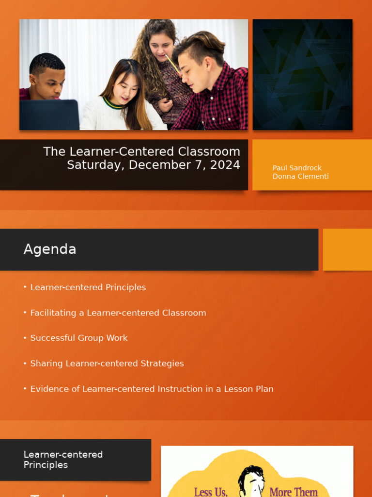 Strategies for a Learner-Centered Classroom | PDF | Communication ...