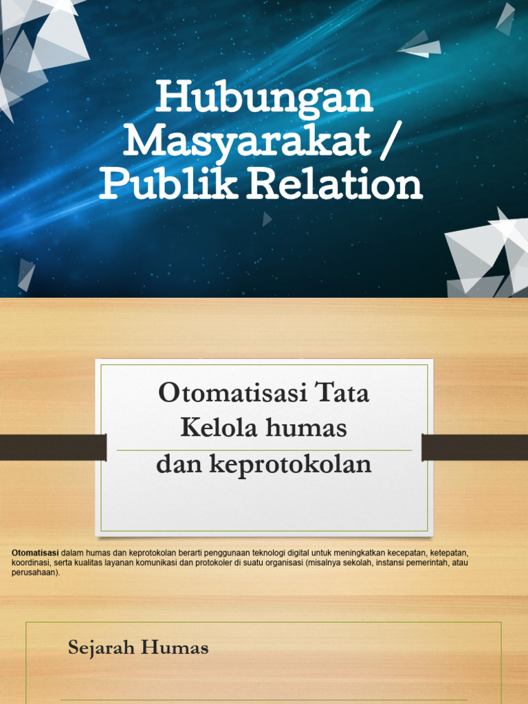 Otomatisasi dan Peran Humas Modern | PDF