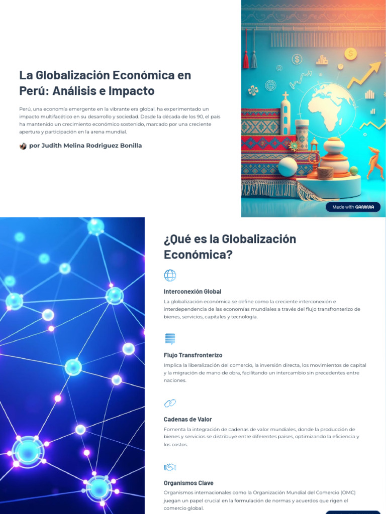 Impacto de la Globalización en Perú | PDF | Globalización | Perú