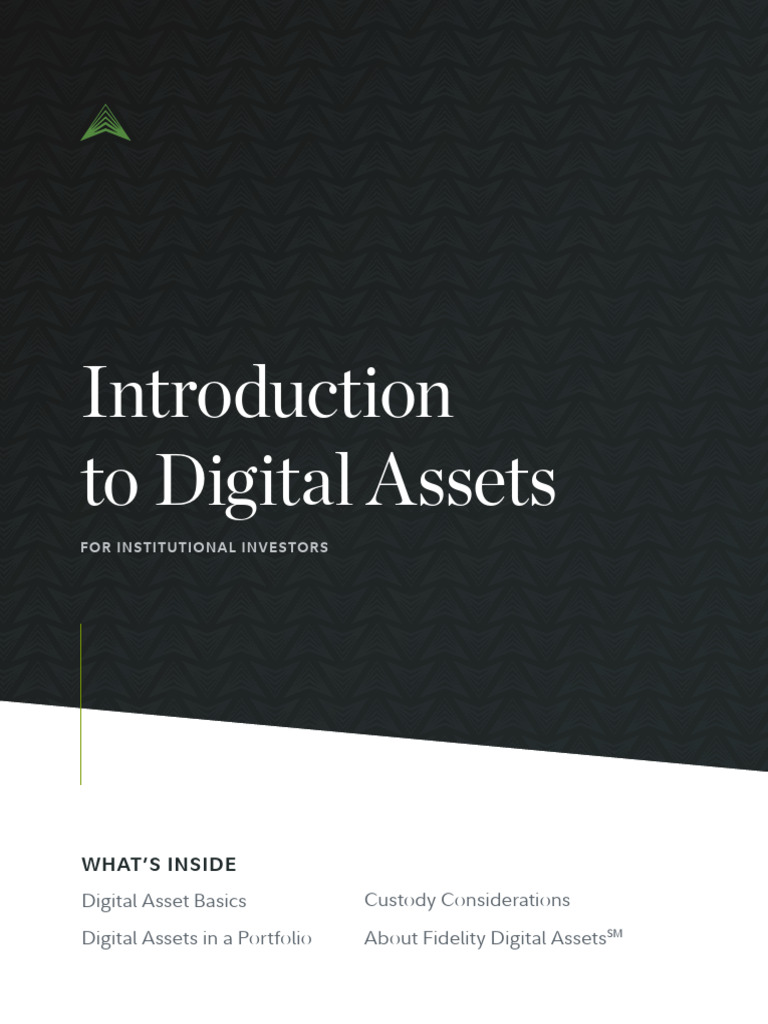 1110830.1.0 Introduction To Digital Assets For Institutional Investors ...