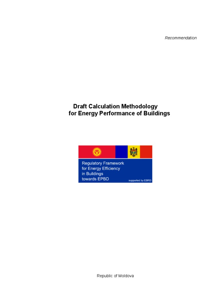 Energy Performance Calculation Methodology | PDF | Hvac | Heat Transfer