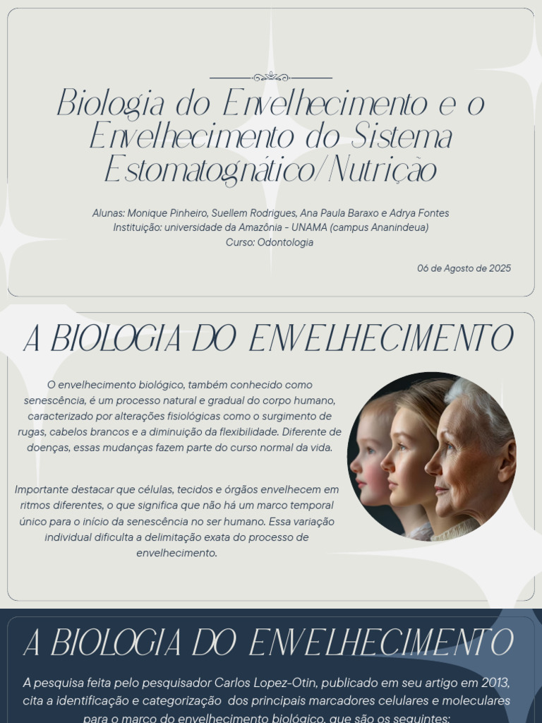 Envelhecimento e Saúde Bucal: Impactos e Cuidados | PDF ...