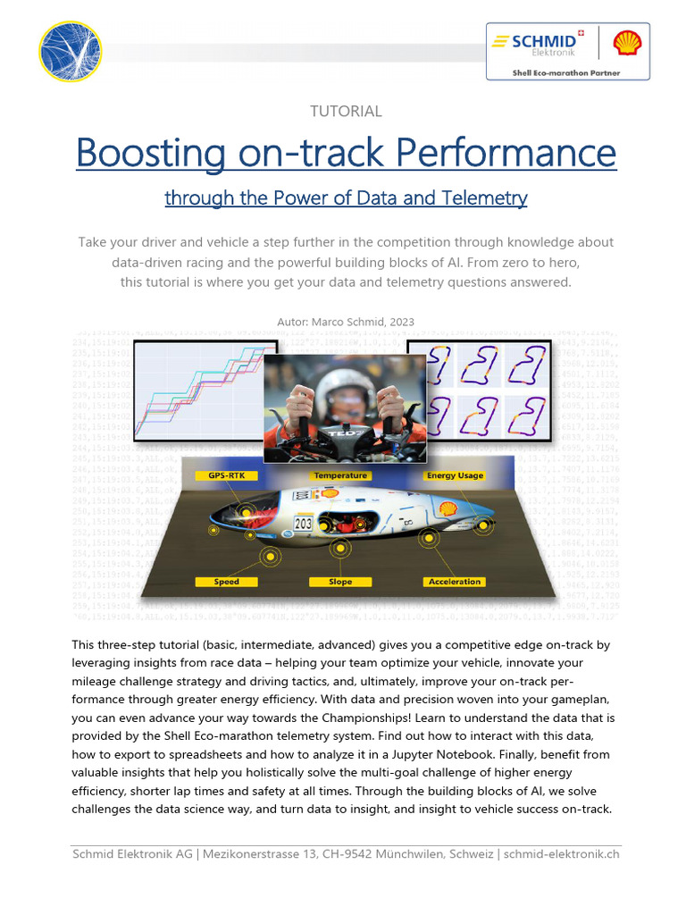 Data-Driven Racing Tutorial Guide | PDF