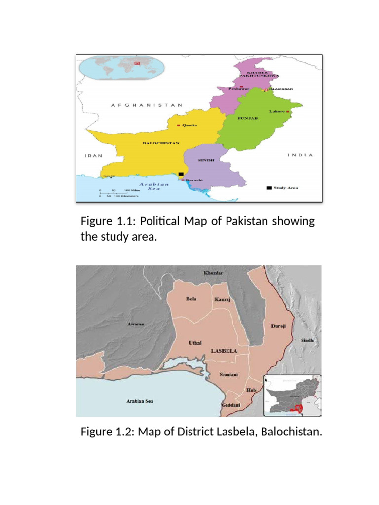 Maps and Features of Lasbela, Balochistan | PDF