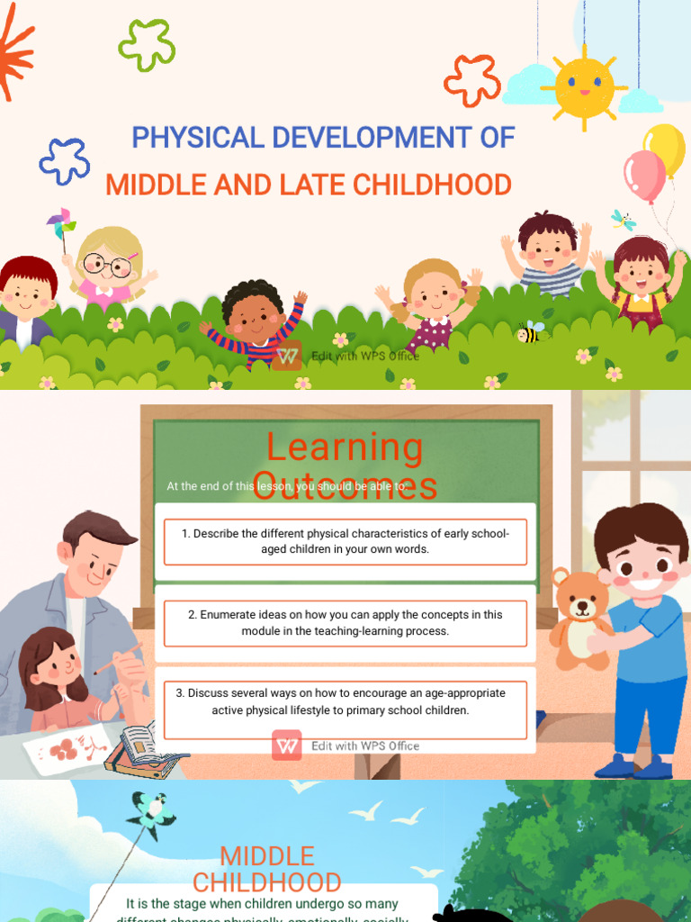 Physical Development in Childhood | PDF | Puberty | Child Development