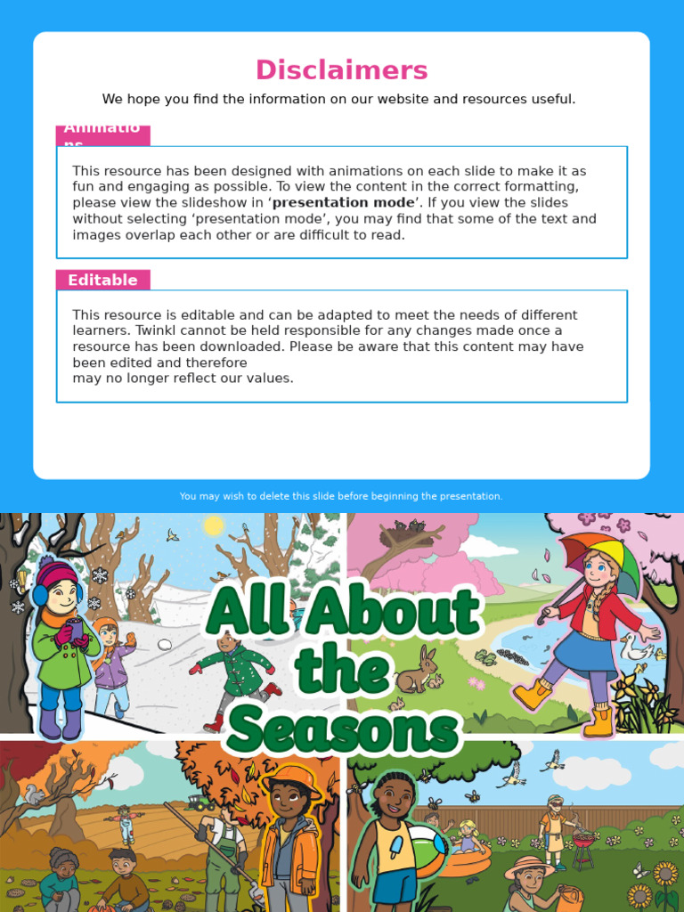 T TP 1725992843 All About The Seasons Powerpoint Ver 3 | PDF