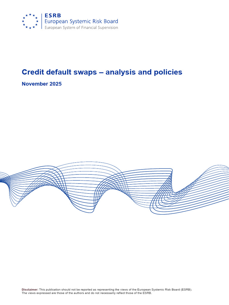 CDS Market Analysis and Policy Insights | PDF | Credit Default Swap ...