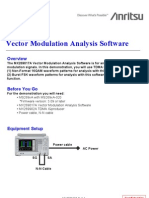 MX269017A Vector Modulation Analysis Software