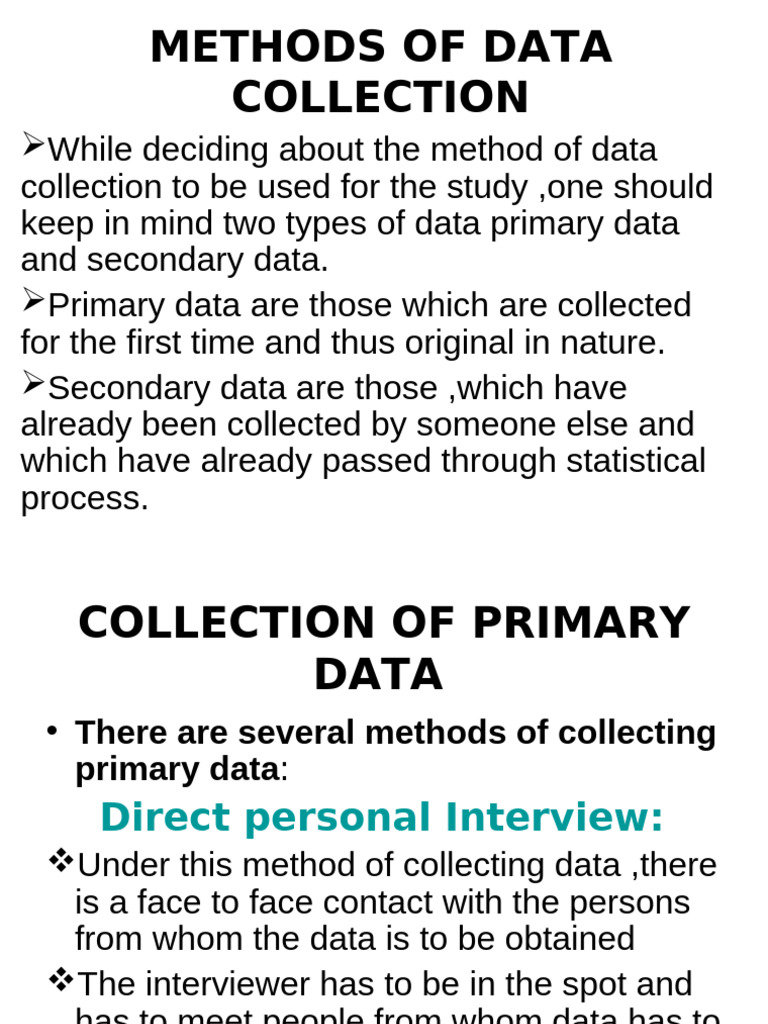 Data Collection Methods Explained | PDF | Data | Questionnaire