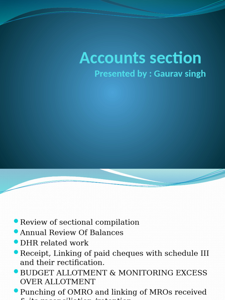 Comprehensive Accounts Management Review | PDF