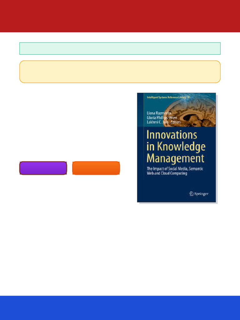 Innovations in Knowledge Management The Impact of Social Media Semantic ...