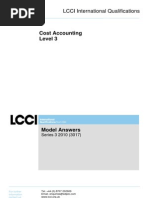 Cost Accounting/Series-3-2010(Code3017)