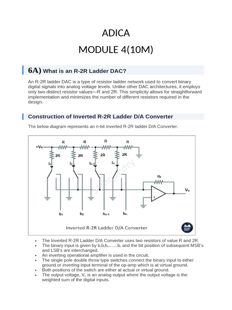 ADICA MOD 4 (6-10) | PDF | Analog To Digital Converter | Analogue ...
