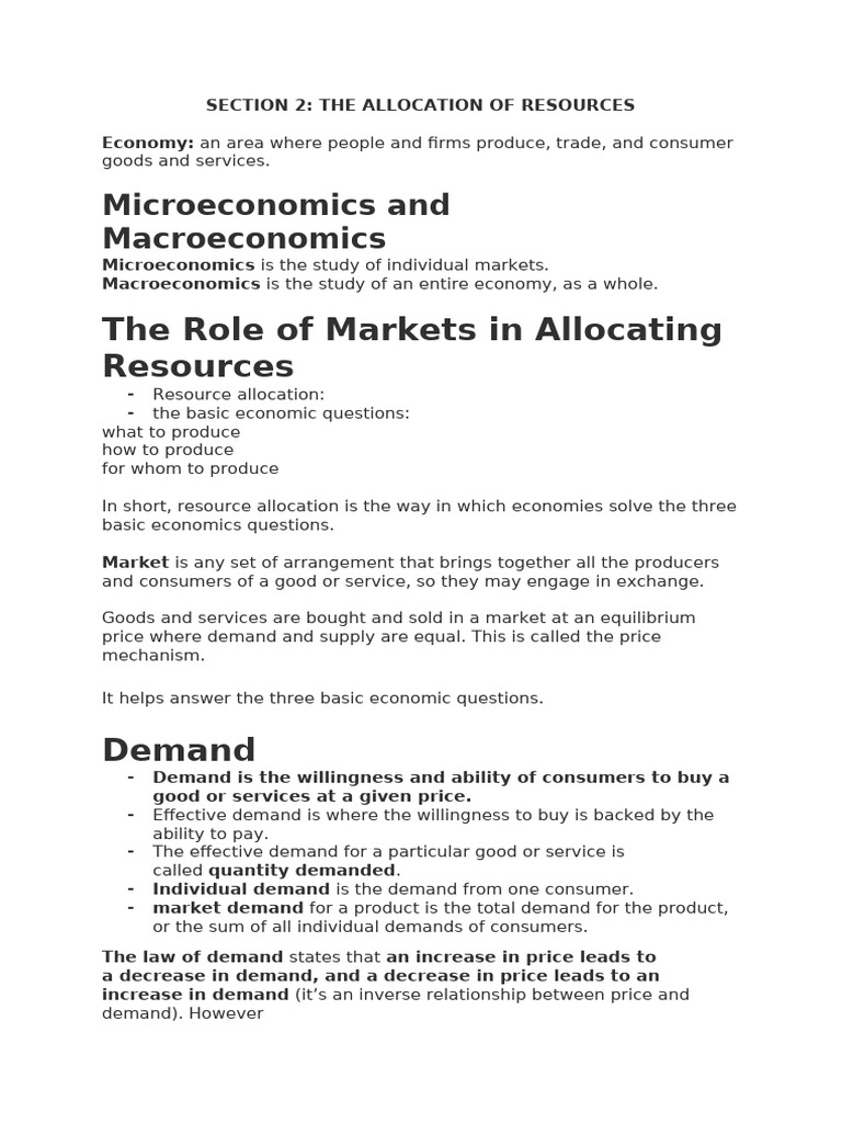 SECTION 2 | PDF | Elasticity (Economics) | Demand