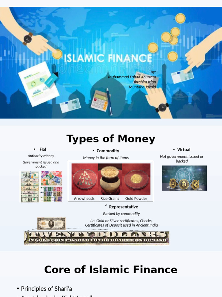 Islamic Finance 1 1 | PDF | Islamic Banking And Finance | Money