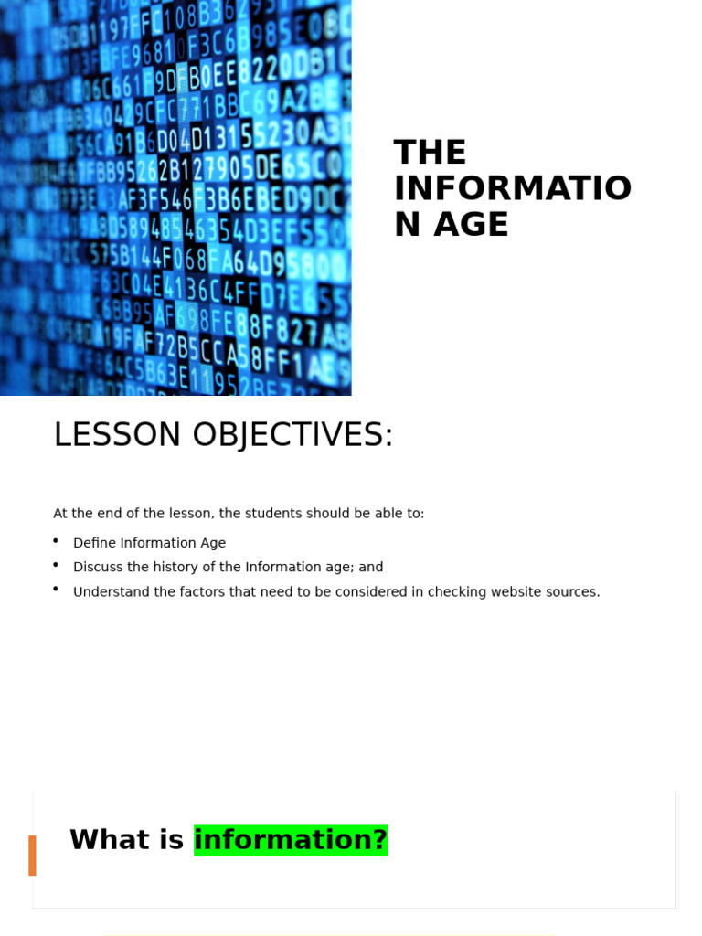 Understanding the Information Age | PDF | Personal Computers | Laptop