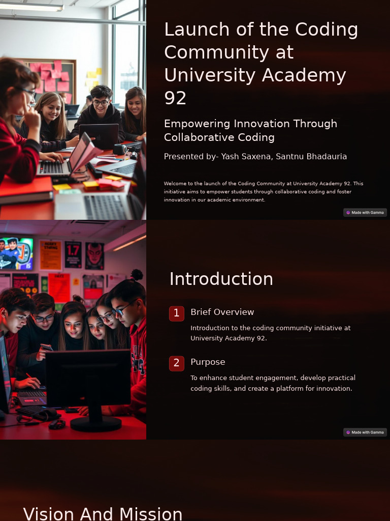 Launch of UA92 Coding Community | PDF | Collaboration | Business