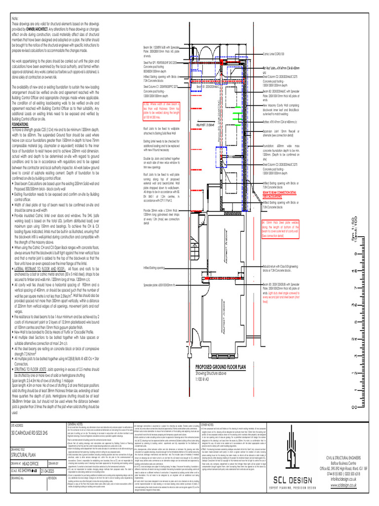 Structural Drawing Compliance Guidelines | PDF | Beam (Structure) | Wall