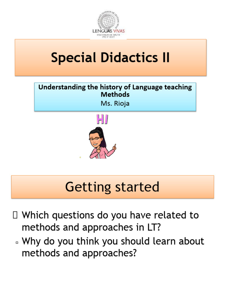 History of Language Teaching Methods | PDF | Language Education | Learning