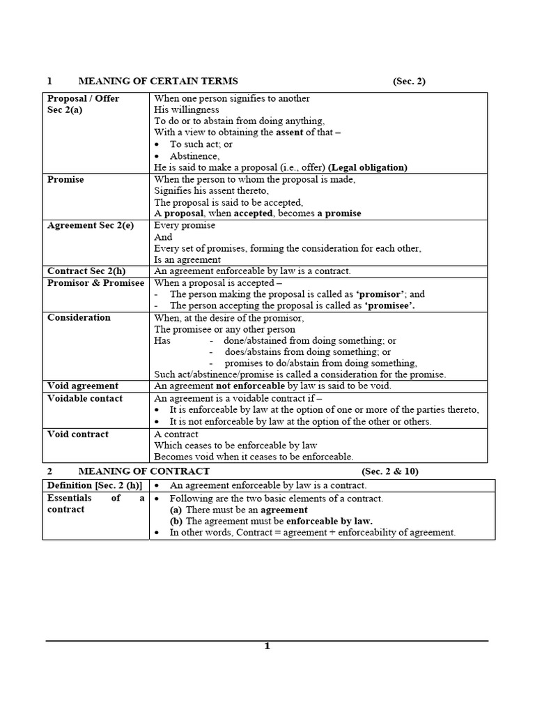 Understanding Contracts and Agreements | PDF | Offer And Acceptance ...