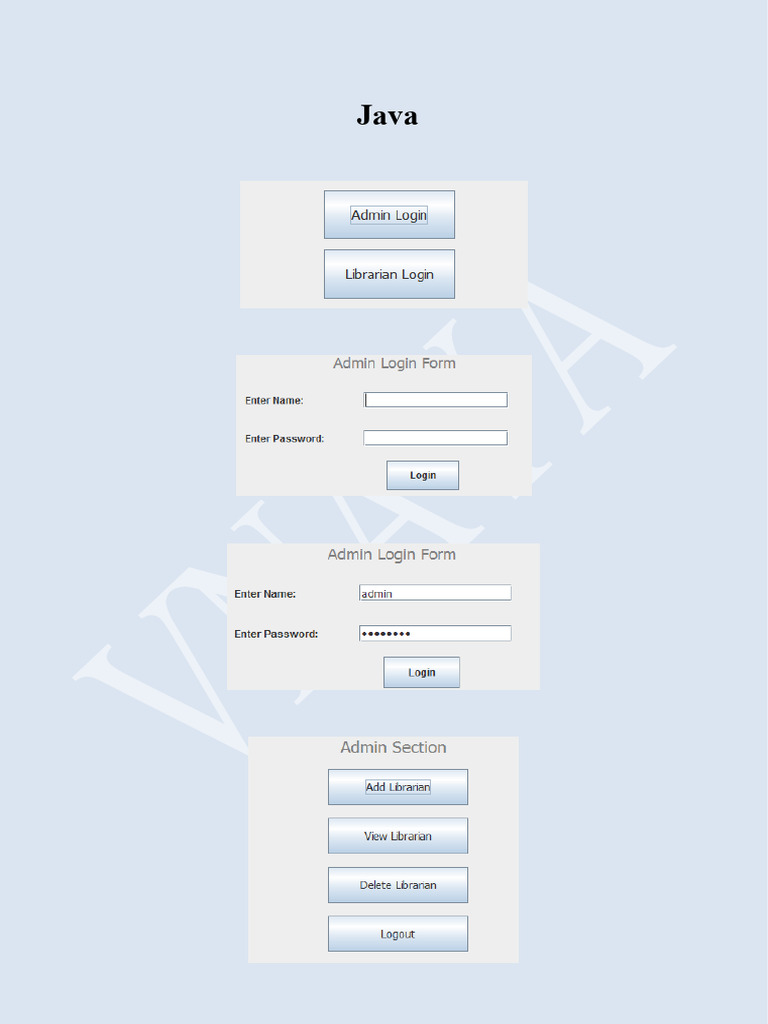 Java Library Management System Guide | PDF
