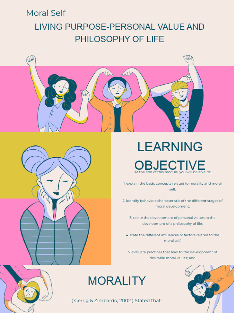 Module 7 Moral Self Living Purpose Personal Value And Philosophy Of 