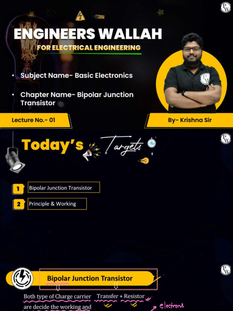BJT 01 - Class Notes | PDF