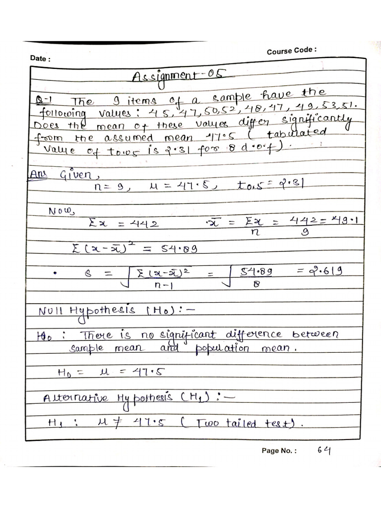 Btech Maths 4 Unit 4 Important Questions | PDF