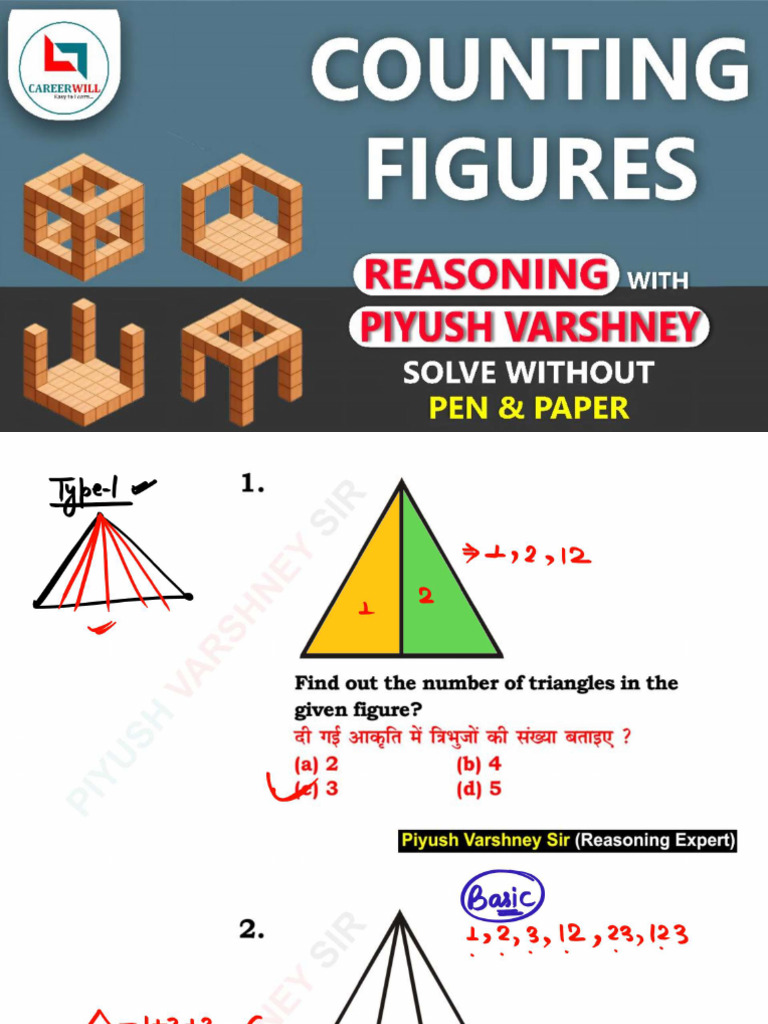 Counting Figures - 18 Sept - Class PNG | PDF