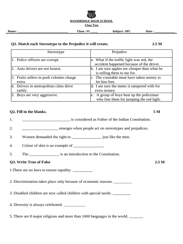 Spl | PDF | Anti Social Behaviour | Prejudice And Discrimination