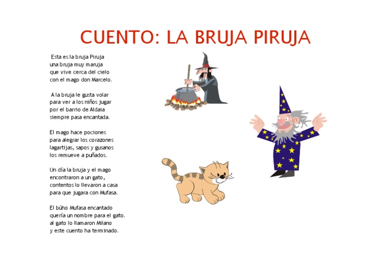 Cuento Infantil: La Bruja Piruja | PDF