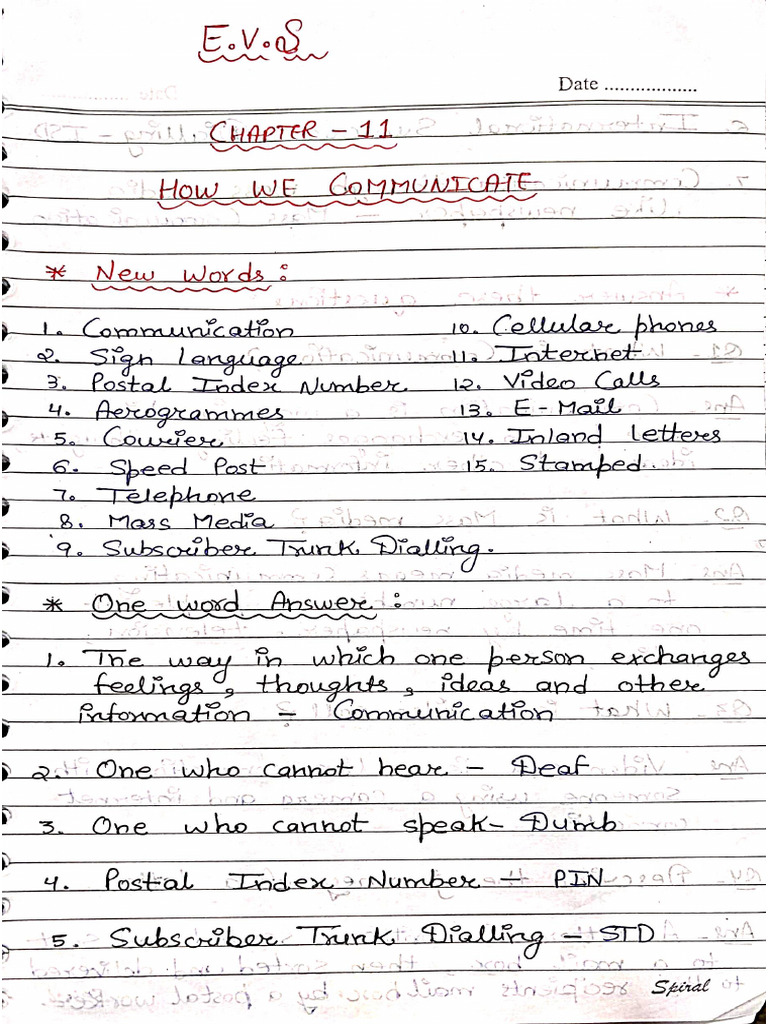 EVS (Notebook) CH - 11 and 13 | PDF